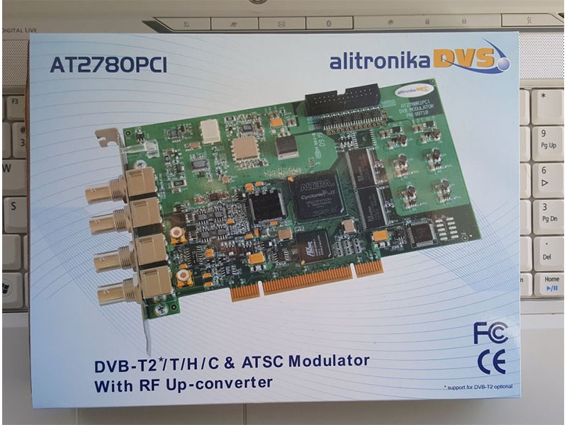 阿里 AT2780PCI 數(shù)字電視碼流儀，調(diào)制卡